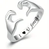 Double Hand Heart Couple Ring