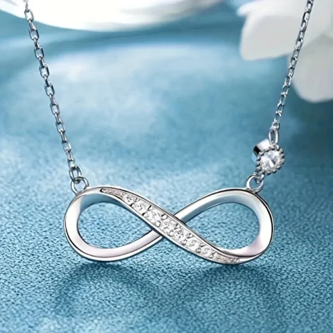 Elegant Silver Party Necklace for women