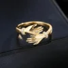 Golden Hug Ring for Women